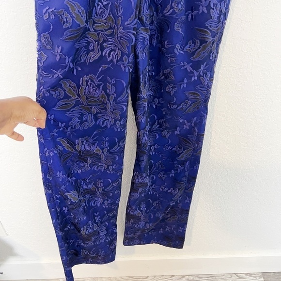 Trina Turk Abasi Embroidered Split-Leg Jumpsuit - Picture 6 of 8